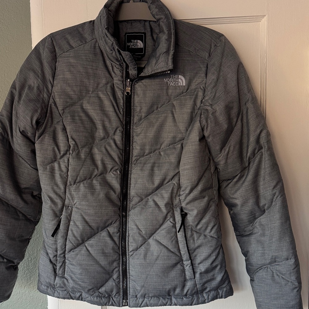 The North Face Charcoal Quilted Jacket